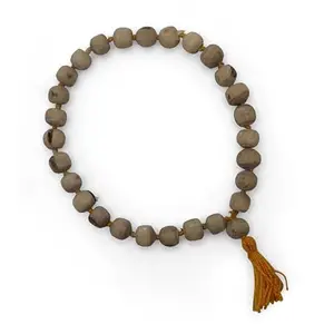 Shiv Rudraksh Natural Tulsi (Holy Basil) Bracelet Purifies Mind & Soul, Promotes Spiritual Growth, Protects Against Negative Energies & Brings Inner Peace for Men & Women