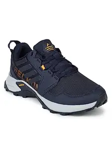 ABROS Men SANDWELL ASSG1017 Mesh Sport Shoes_Navy/Mustard_6UK