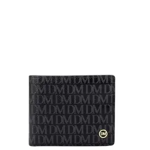 Da Milano Bifold Leather Men Wallet - Black (10176C)