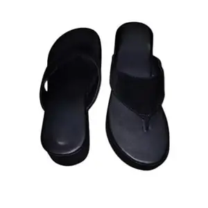Chic Comfort Women's Fashion Sandal | Daily Wear | Classic Black | 6