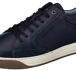 Woodland Men's Navy Leather Casual Shoe-6 UK (40 EU) (GC 4142021)