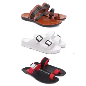DRACKFOOT Men's Sandals | Lightweight Wear| Stylish & Easy to Wear For Men's GRT-SAN-(3-COMBO)-3151-3113-3133-9