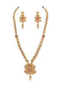 SOLLIGHT Brass Long Necklace Set336R