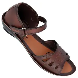 WALKAROO W27117 Womens Casual Wear and Regular use Sandals - Brown