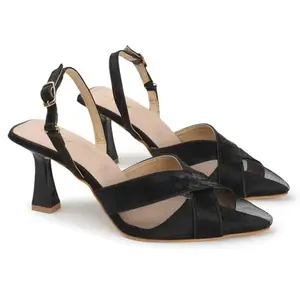 CHINRAAG Women's Block Heel Sandals with Buckles