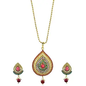 YouBella Jewellery Gold Plated Necklace Set for Girls and Women