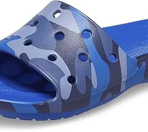 Crocs Unisex Adult Blue Bolt/Multi Classic Slide 209266-4LB-M9W11