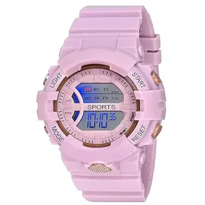 an Automatic,Shockproof, Multifunctional Digital Watch with Five Different Light-Colored dials,Waterproof Strap That is,Ideal for Boys and Men's wear