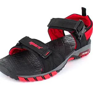 Sparx mens SS 520 | Latest, Daily Use, Stylish Floaters | Red Sport Sandal - 6 UK (SS 520)