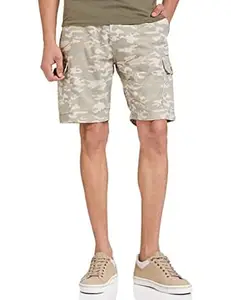 Amazon Brand - Symbol Men's Cotton Cargo Regular Fit Shorts | Casual Chinos