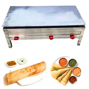 SWADESI KRAFTS Dosa Bhatti Stainless Steel Body With Plate Size 18