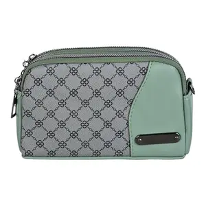 ShopMantra Women's Stylish Latest Two Zip Wallet/Clucth/Pouch for Women ! Soft! Vegan Leather