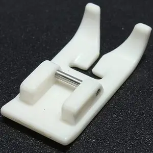 Zenith Teflon Plastic Zig Zag Sewing Machine Presser Foot Fit for Most Low Shank Sewing Machines