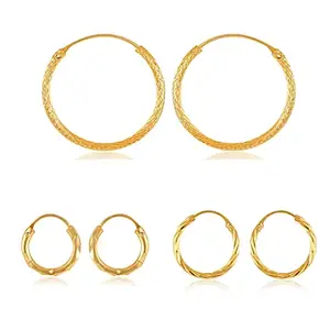 VFJ VIGHNAHARTA FASHION JEWELLERY Vighnaharta Shimmering Bejeweled Alloy Gold Plated Stud Earring Combo set valentine day gift valentineday gift for her gift for him gift for women gift for men love gift gifts ValentinesDay2023 for Women and Girls Pack of- 3 Pair Earrings- VFJ1316-1317-1318ERG