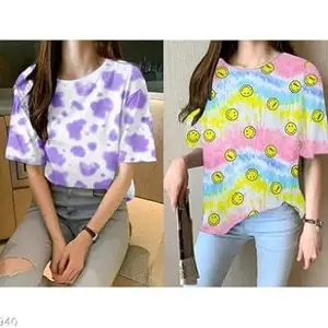 Trendy Women’s T-Shirt – Soft, Stylish, and Comfortable Tee for Everyday Fashion and Casual Wear Design No SH-P3108-L