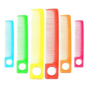 Ecommer Mini Hair Comb for Men, Travel-Friendly Comb for Quick Grooming and Styling, Multicolors (Color may vary) – Pack of 6