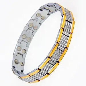 Magnetic Bracelet for Women Titanium Steel Health Magnetic Field Therapy Bracelet