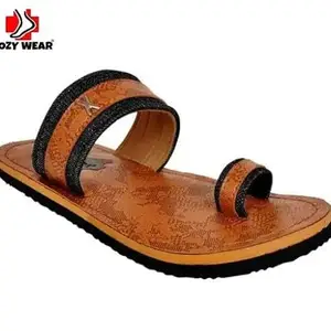 Cozy Wear G-41 Stylish EVA Flip Flops | Men?s Lightweight Black Walking Slippers FOR SIZE - 8