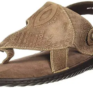 Woodland Men's 3337119 Brown Leather Sandal-8 UK (42 EU) (9 US) (OGD 3337119BROWN)