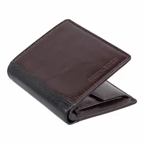 Priviledge Brown Wallet with Zipped Pocket | Genuine Leather | Zipped Pocket | 2 Currency Compartments | 3 Card Slots | Coin Pocket | Best Gift for Men