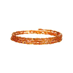 DCA Glass Orange Women Bangle/Bracelet (1134)
