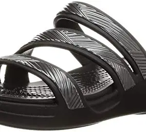 crocs Black Fashion Sandals - W11 (206987-001)