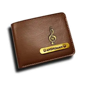 The Unique Gift Studio Men's Leather Wallet for Birthday Gift/Wedding/Valentine's Day - Brown1