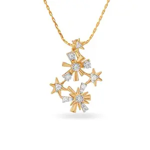 Mia by Tanishq Glistening Star 14 KT Diamond Pendant
