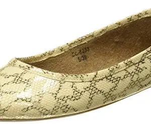Carlton London Women's Ryba Beigesnk Ballet Flats - 5 UK/India (38 EU)(CLL-4153)