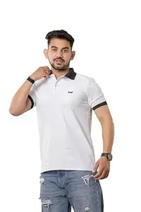 Men’s Polo T Shirt | Comfortable Rich Cotton, Band Collar, Regular Fit | Stylish & Premium All Day Wear