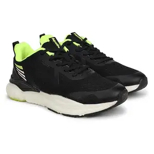 Aqualite Men OCEAN-14 Shoes, Black/Fl.Green, 8 UK/India