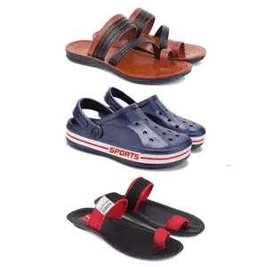 DRACKFOOT Men's Sandals | Lightweight Wear| Stylish & Easy to Wear For Men's GRT-SAN-(3-COMBO)-3151-3069-3133-8