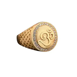 Stylish Men's Designer Ring Diamond Gold Ring For Men Ring/Gold Ring||JEWELRYRING-15-21
