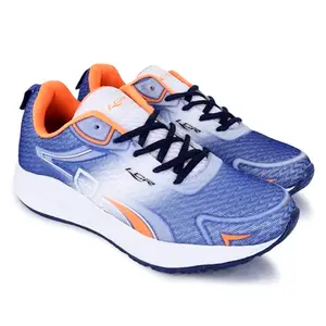 Lancer Mens LEVEL-6NBL-ORG Navy Running Shoe, 8