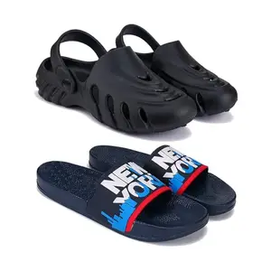 BERSACHE Lightweight Stylish Sandals for MenZ-Combo(PR)-6063-1587 Multicolor