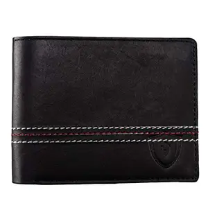 Keviv® Men's Genuine Leather Wallet (Black)