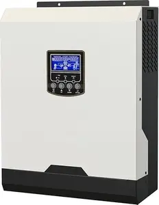 Flinslim Lite Solar Hybrid Inverter - 3KVA / 2400W, 24V with 1500W Solar Capacity- Grey and Black |