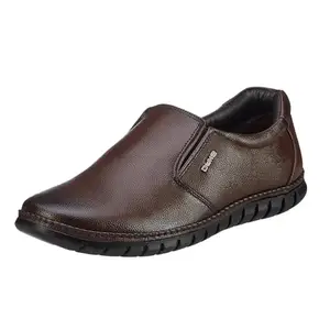 Duke Men Elegant Slip-On Formal Shoes Brown
