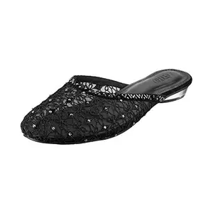 Metro Women's Black Fashion Sandals - 6 UK (39 EU) (35-3679)