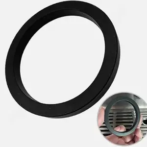 KD ESPRESSO PARTS La Carimali Portafilter Gasket, 69x57x7.5mm, NBR 75SH, Black