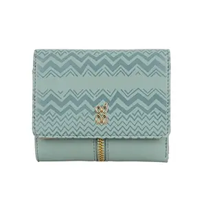 Baggit Women Blue Wallet Small Size | Ladies Stylish Purse Bag | Credit Card Money Holder