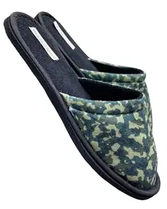 Travelkhushi Designer Quirky Funky Camouflage Home Slippers & Flipflops House Bedroom Carpet Resort Hotel Indoor Slides For Women & Men Winter & Summer