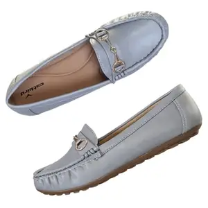 CatBird Women Slate Grey Durable Anti Slip Loafer Shoes 3 UK