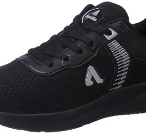Aqualite Men Beckham Shoes, Black/Grey, 7 UK/India