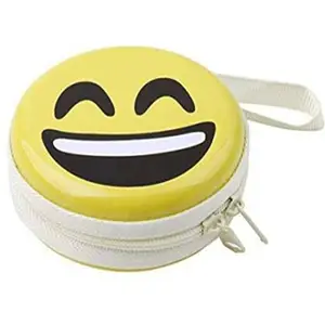House of Sensation Steel Zipper Headphone Pouch (Yellow)