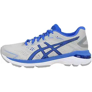 ASICS Women's Gt-2000 7 Lite-Show Mid Grey/Illusion Blue Running Shoes - 3 UK/India (35.5 EU) (5 US)(1012A186.020)
