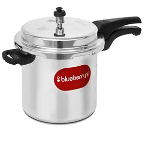 Blueberry's 12 Liter Aluminum Outer Lid Pressure Cooker ISI Certified, Gas Stove Compatible [Silver] price in India.