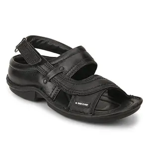 Red Chief Sandal for Men Black