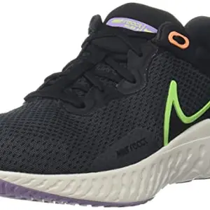 Nike Mens React Miler 3 Anthracite/Ghost Green-Black-White Running Shoe - 12 UK (DD0490-005)
