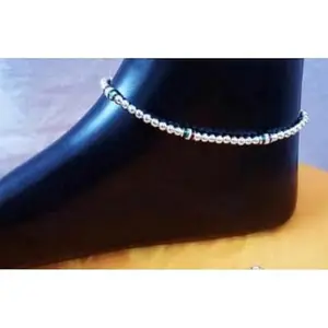 GD SHOP Indian Fancy Traditional Ghungro Anklet/Payal/Pajeb For Women & Girls Fancy Collection With Attached Ghungroo Designer Jewellery Pack Of 1 Pair(Anklets)